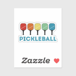 Funny Pickleball Retro Sticker