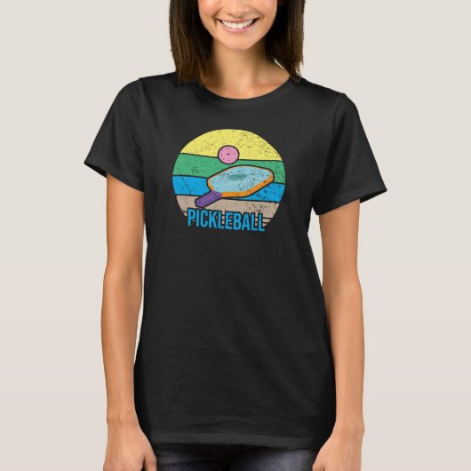 Funny Pickleball Retro  T-shirt (Voorkant)