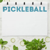 Funny Pickleball Retro  Theedoek (Gevouwen)
