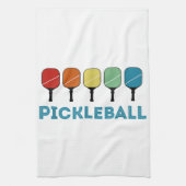 Funny Pickleball Retro  Theedoek (Verticaal)