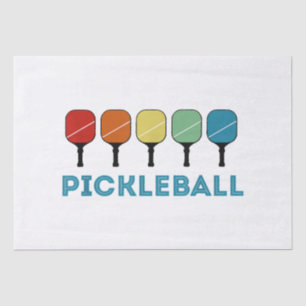 Funny Pickleball Retro Tissuepapier