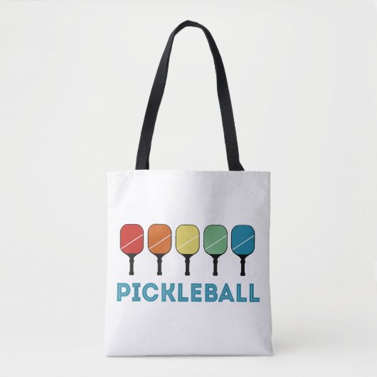 Funny Pickleball Retro  Tote Bag (Voorkant)