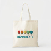 Funny Pickleball Retro  Tote Bag (Voorkant)