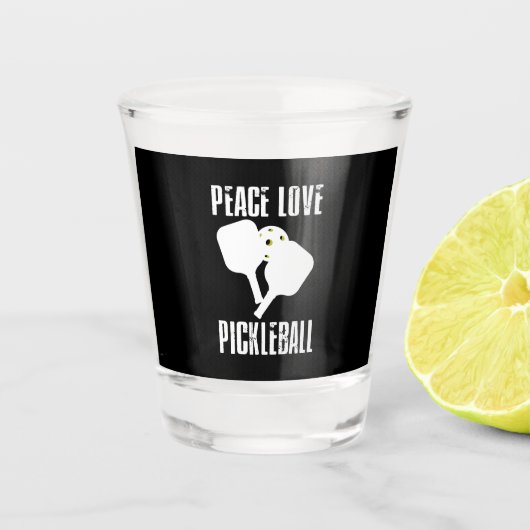 Funny Pickleball Shot Glas (Voorkant)
