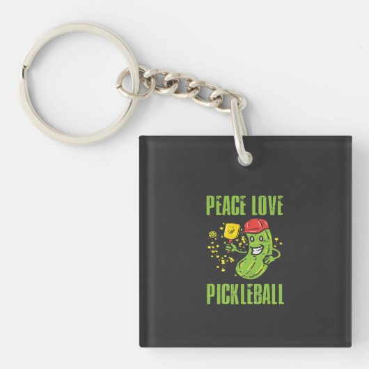 Funny Pickleball Sleutelhanger (voorkant)