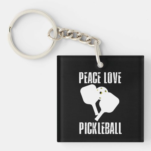 Funny Pickleball Sleutelhanger (voorkant)