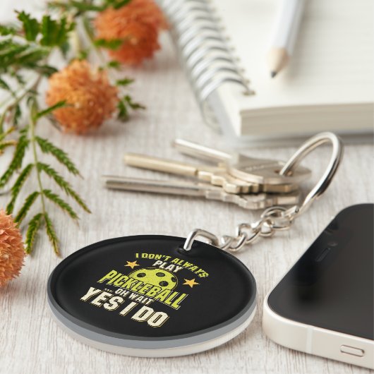 Funny Pickleball Sleutelhanger (Voorkant Rechts)