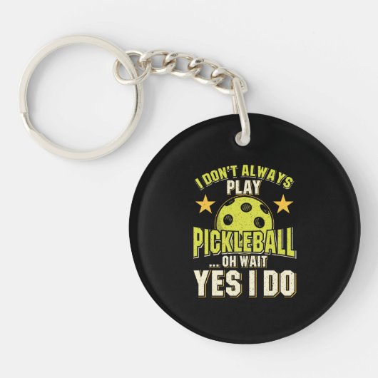 Funny Pickleball Sleutelhanger (Voorkant)