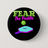 Funny Pickleball Sport Lover Paddle Ronde Button 5,7 Cm (Voorkant)