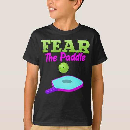 Funny Pickleball Sport Lover Paddle T-shirt (Voorkant)