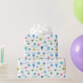 Funny Pickleball Talk Cadeaupapier