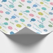 Funny Pickleball Talk Cadeaupapier (Hoek)