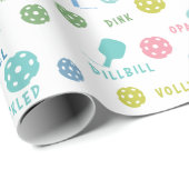 Funny Pickleball Talk Cadeaupapier (Rol Hoek)