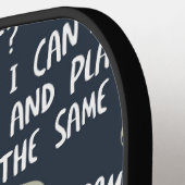 Funny Pickleball Talk Excuses Blue Oranje Pickleball Paddle (Links Detail)