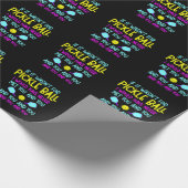 Funny Pickleball Team citeert Pickleball Player Cadeaupapier (Hoek)