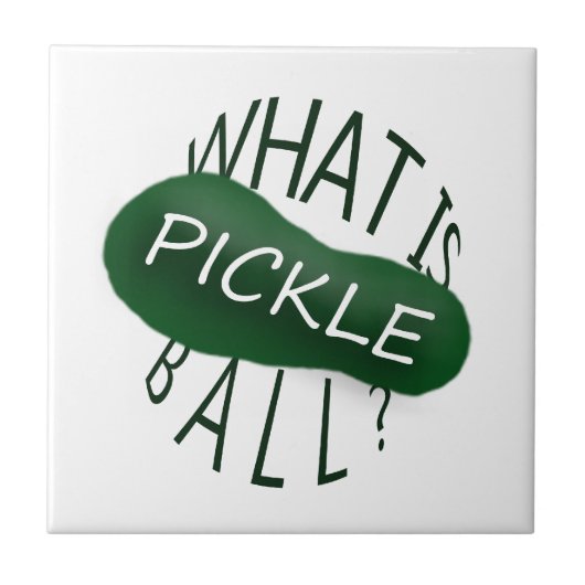 Funny Pickleball Tegeltje (Voorkant)