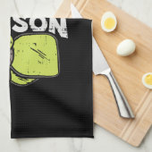 Funny Pickleball Theedoek (Quarter Fold)