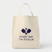 Funny Pickleball Tote Bag (Voorkant)