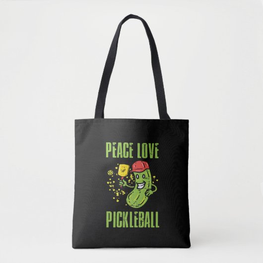 Funny Pickleball Tote Bag (Voorkant)