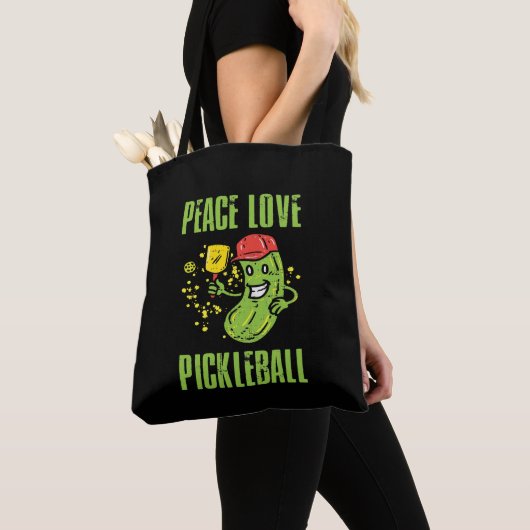 Funny Pickleball Tote Bag (Dichtbij)