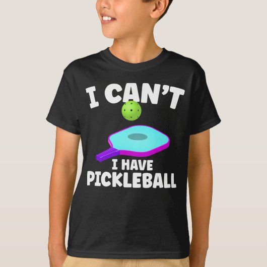 Funny Pickleball Training Joke Pickleball Player T-shirt (Voorkant)
