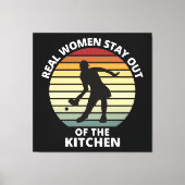  Funny Pickleball Vrouwen Canvas Afdruk (Voorkant)