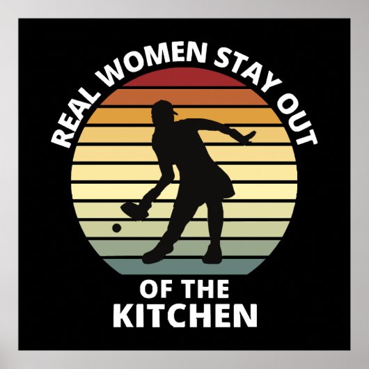  Funny Pickleball Vrouwen Poster (Voorkant)
