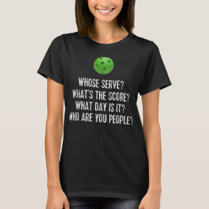 Funny Pickleball wiens Serve League Pickleball Tea T-shirt