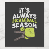 Funny Pickleball Wijn Etiket (Enkel label)