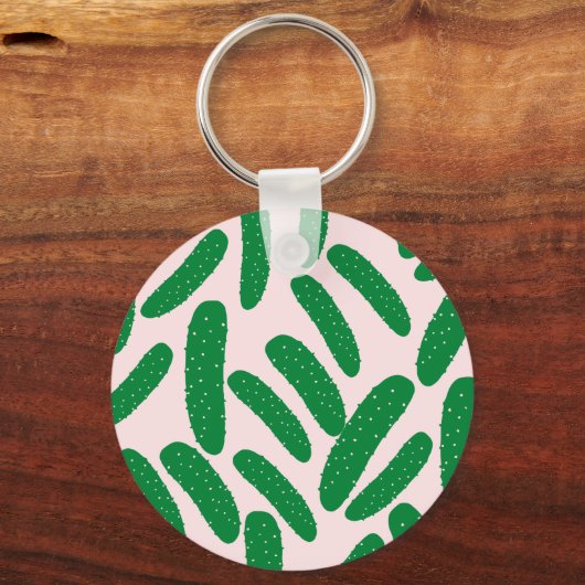Funny Pickles Button Sleutelhanger (Voorkant)