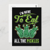 Funny Pickles Dill Pickle Eater Briefkaart (Voorkant / Achterkant)