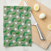 Funny Pickles gaugurken & PicGERICHTE uithangpatro Theedoek (Quarter Fold)