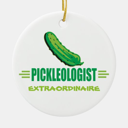 Funny Pickles Keramisch Ornament (Voorkant)