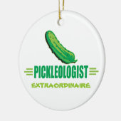 Funny Pickles Keramisch Ornament (Links)
