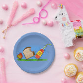 Funny picknants cartoon afbeelding papier bord (Feest)