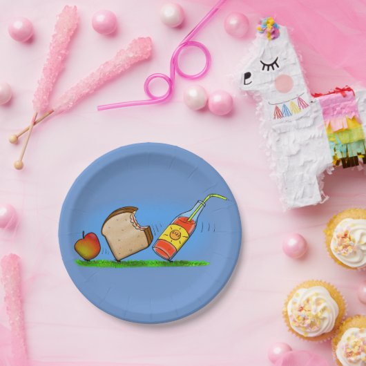 Funny picknants cartoon afbeelding papier bord (Feest)