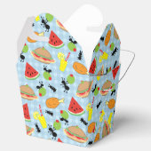 Funny Picnic Food Pattern Bedankdoosjes (Geopend)