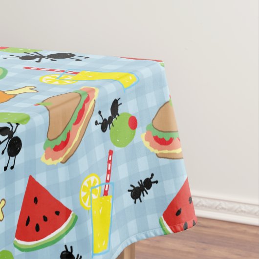 Funny Picnic Food Pattern Tafelkleed (Voorbeeld)