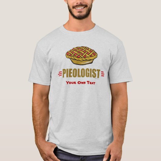 Funny Pie Baker T-shirt (Voorkant)