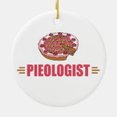 Funny Pie Keramisch Ornament (Achterkant)