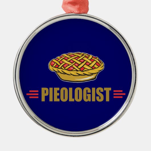 Funny Pie Metalen Ornament (Voorkant)