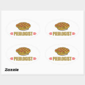 Funny Pie Ovale Sticker (Vel)