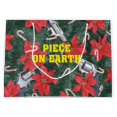 Funny Piece on Earth Pro Pistool Kerstmis Large Cadeautasje (Voorkant)