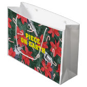 Funny Piece on Earth Pro Pistool Kerstmis Large Cadeautasje (Voorkant Gekanteld)