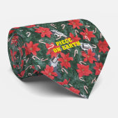 Funny Piece on Earth Pro Pistool Kerstmis Stropdas (Opgerold)