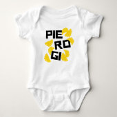 Funny Pierogi Baby Bodysuit (Voorkant)