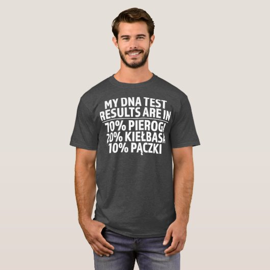 Funny Pierogi Kielbasa Paczki Poolse Dyngus Dag T-shirt (Voorkant volledig)