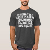 Funny Pierogi Kielbasa Paczki Poolse Dyngus Dag T-shirt (Voorkant)