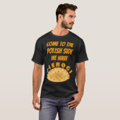 Funny Pierogi Pools voedsel T-shirt (Voorkant volledig)