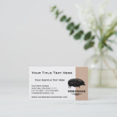 Funny Pig Bacon Lover Humor Visitekaartje (Staand voorkant)